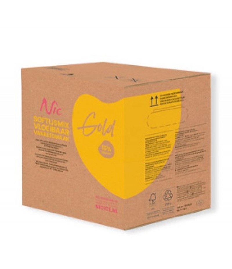 NIC Frusco Gold Roomijsmix Vloeibaar 10% MV 10 Liter