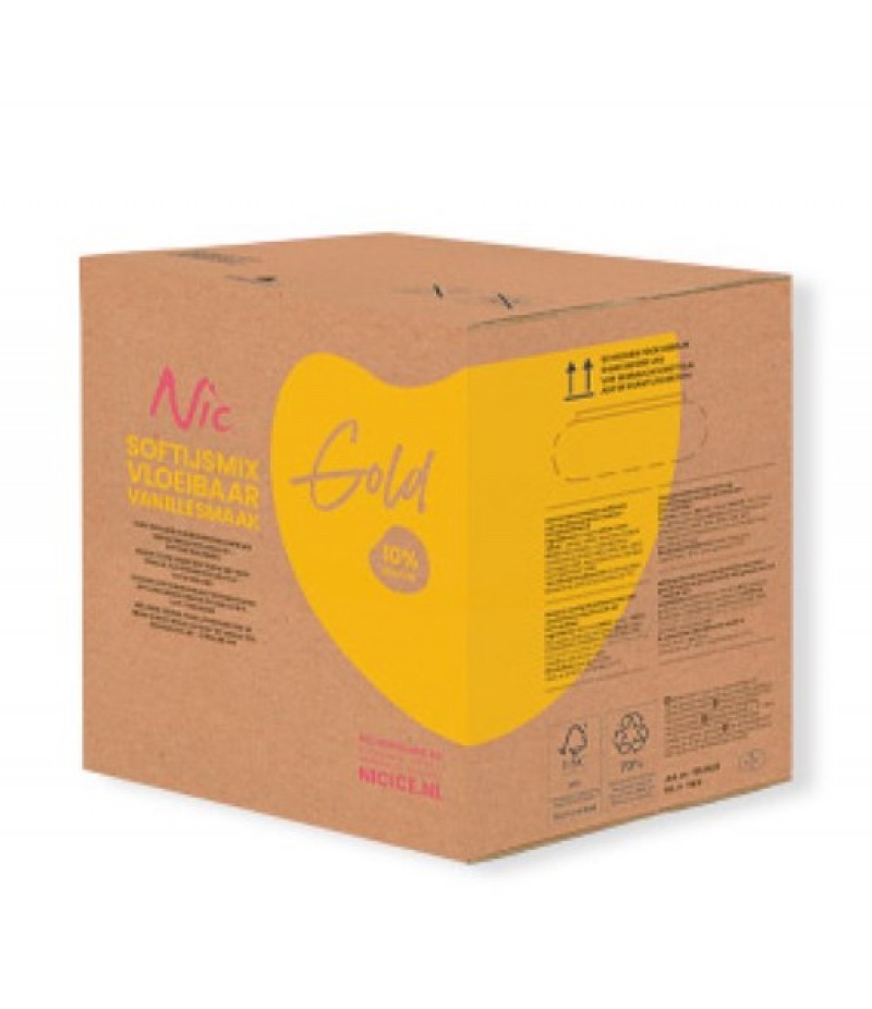 NIC Frusco Gold Roomijsmix Vloeibaar 10% MV 10 Liter