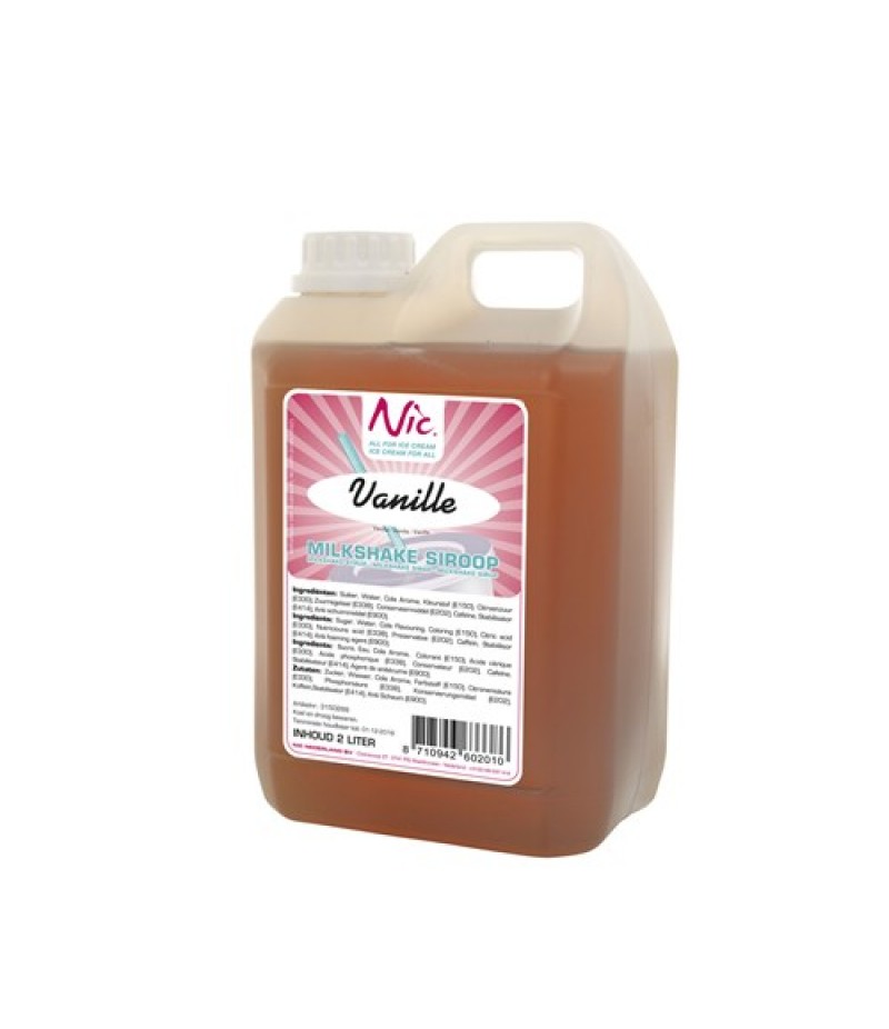 NIC Milkshake Vanille 2 Liter