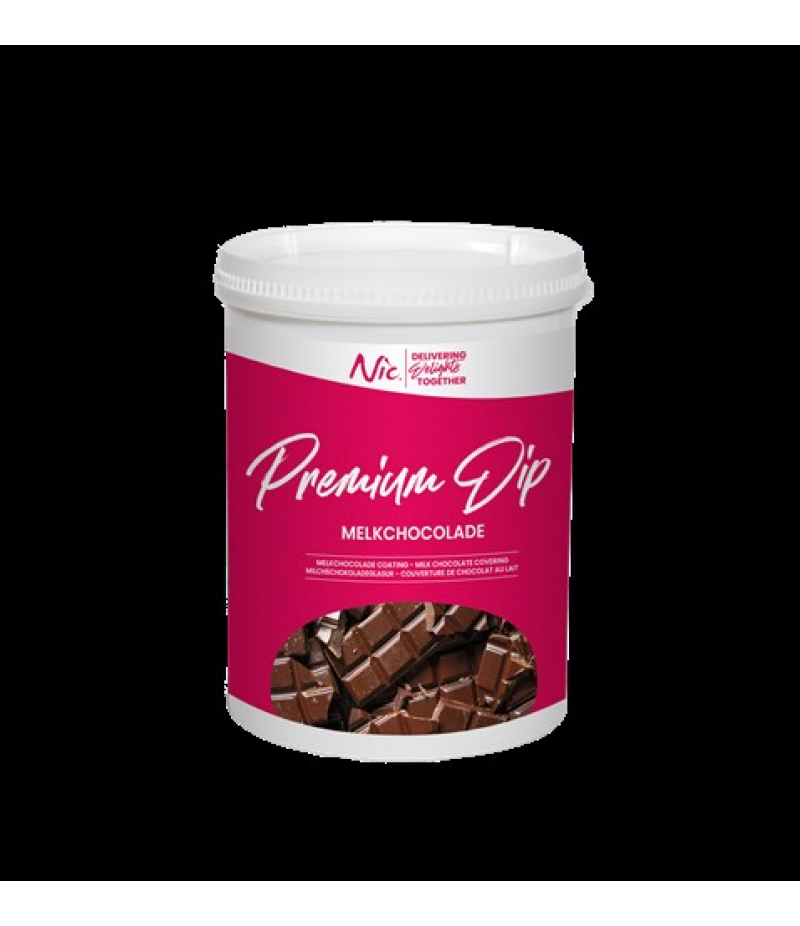 NIC Premium Dip Melkchocolade 1,2 Kilo