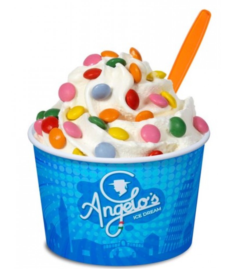 NIC Angelo`s Sundaebeker Large 225 ml Blauw 50 Stuks OP=OP