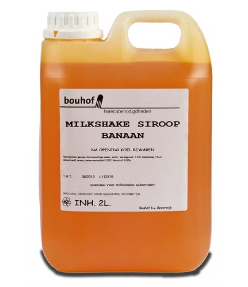 Bouhof Banaan Sorbetsaus Can 2 Liter