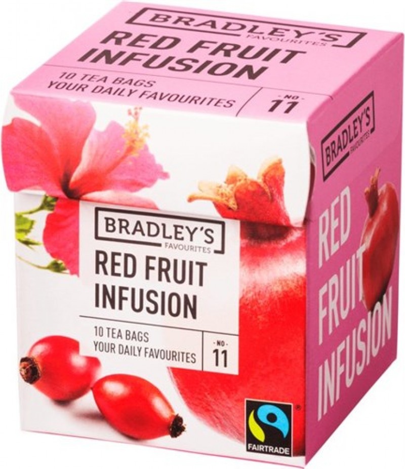 XXBradley's Favourites Fairtr. nr:11 INF Red Fruit 10x1,5 gr