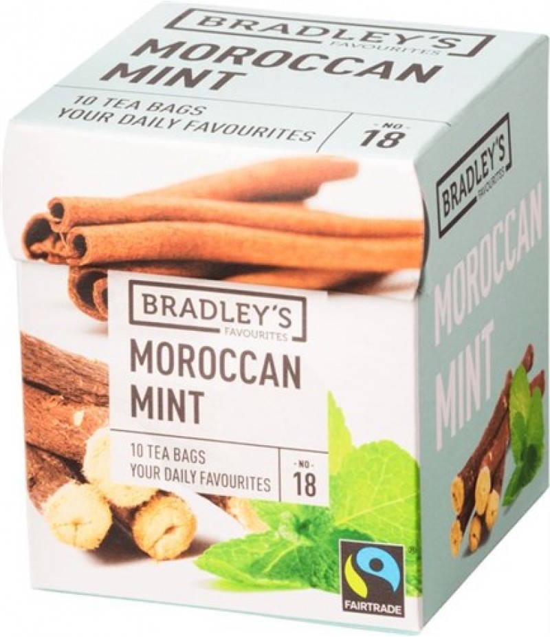 Bradley's Favourites Fairtrade nr:18 Moroccan Mint 10x1,5 gr