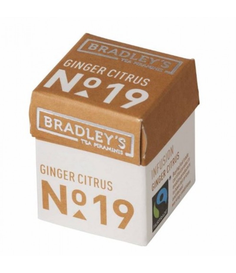 Bradley's Piramini Tea nr:19 Ginger Citrus 30x2 gram