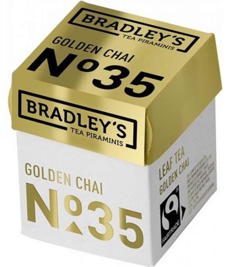 Bradley's Piramini Tea nr:35 Golden Chai 30x1,75 gram