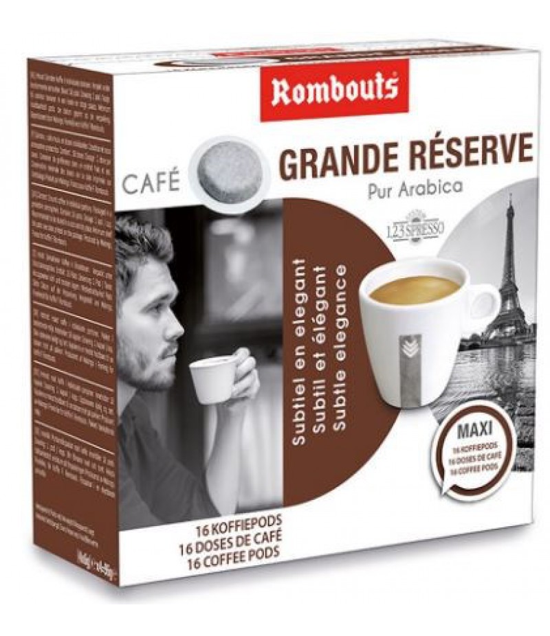 Koffiepods Grande Reserve 12x10 Stuks Rombouts