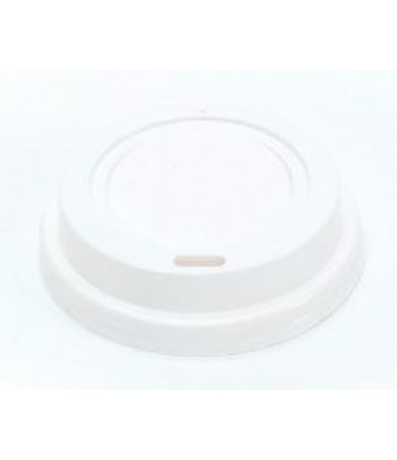 Koffiebeker Deksel Wit Dome 90mm TBV 10-20oz 50 Stuks SUP