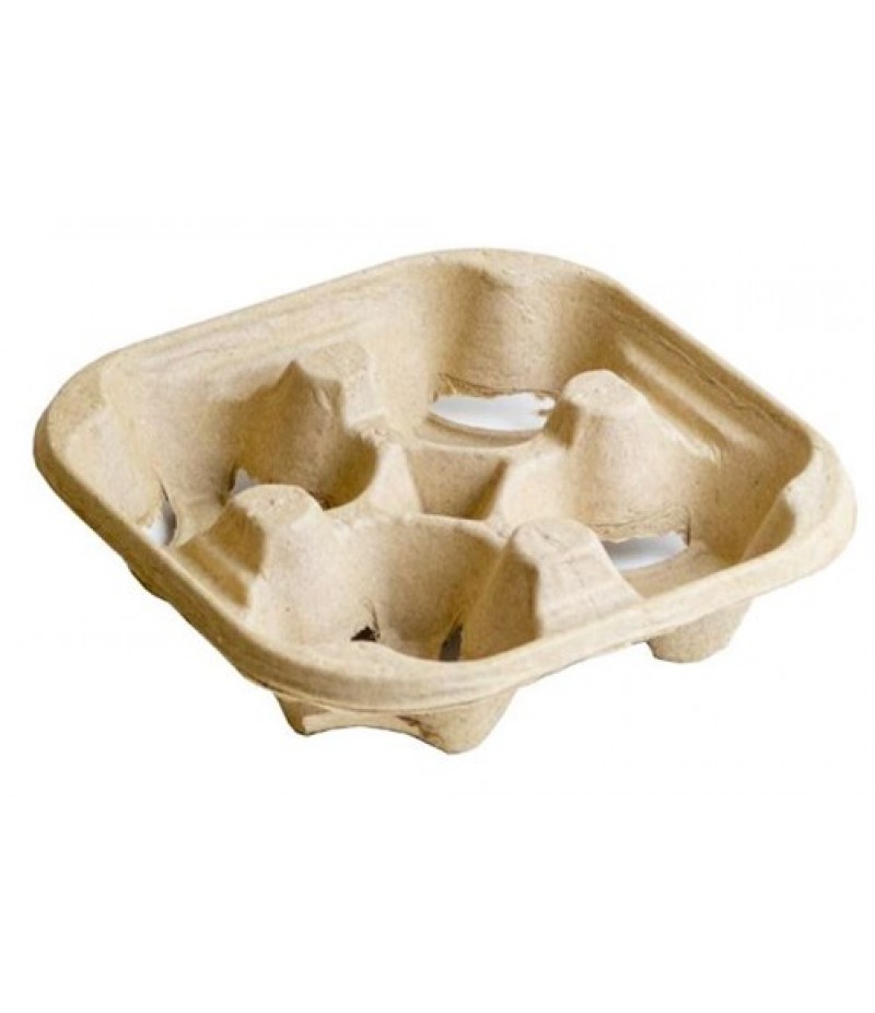 Draagtray/Bekerhouder Eco 4-Vaks 250 Stuks 838520