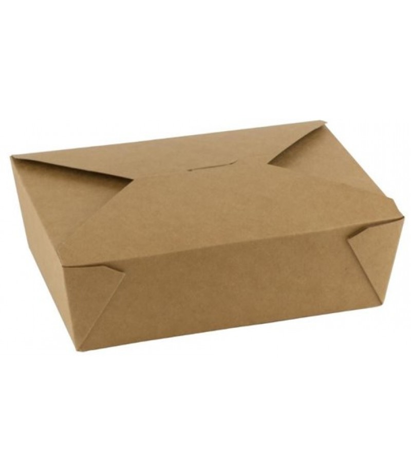 Take Away Box Kraft/PLA 1300ml 50 Stuks FSC® 846720