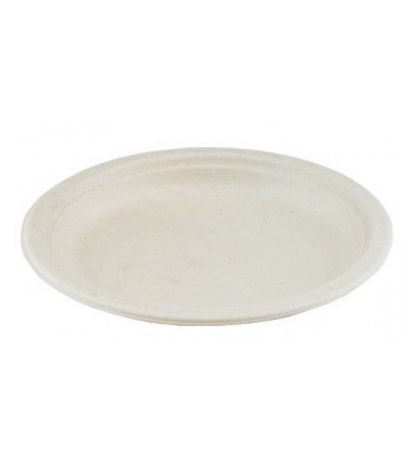 XX Bord Suikerriet Bruin Ø18cm 500 Stuks 828020