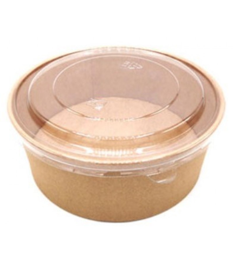 Foodcontainer Deksel PET TBV 1300ml/Ø18,5cm 300 Stuks