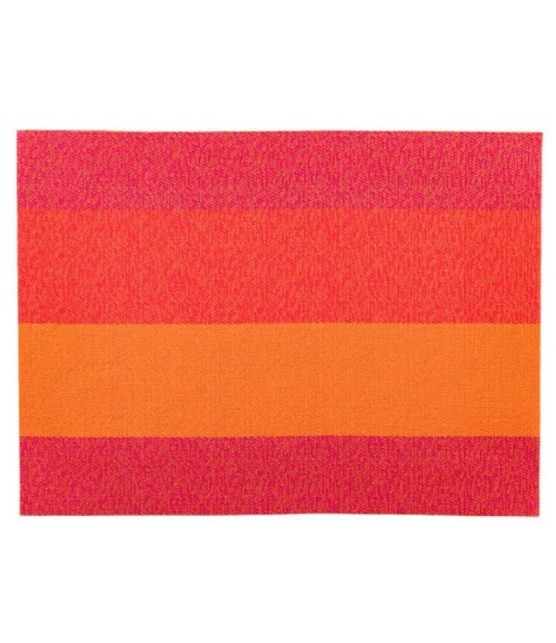 Placemat Rechthoekig Oranje/Rood/Roze 45x33cm 24 Stuks