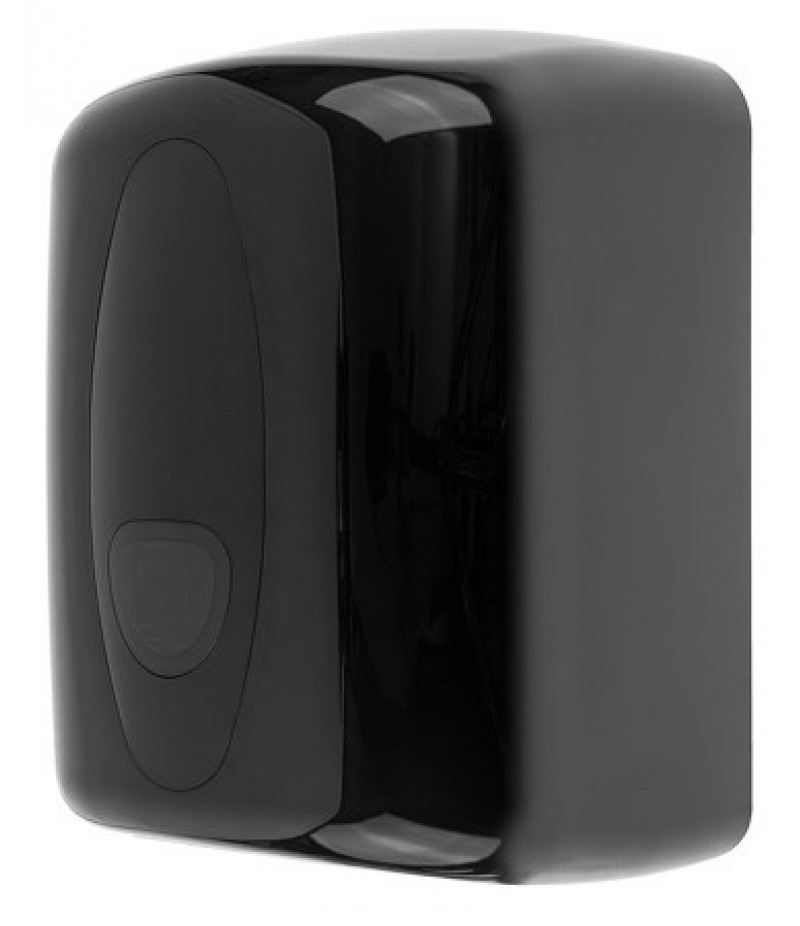 Poetsroldispenser midi kunststof zwart, PQB20MidiC