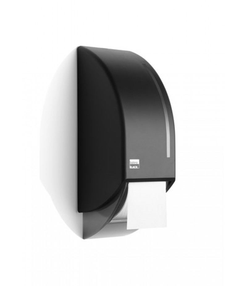 Toilet/Systeemroldispenser Zwart 331950 Black Satino