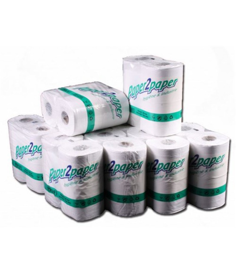 Toiletpapier P2P Profi 2-Lgs 400 Vel 40 Rollen 062611