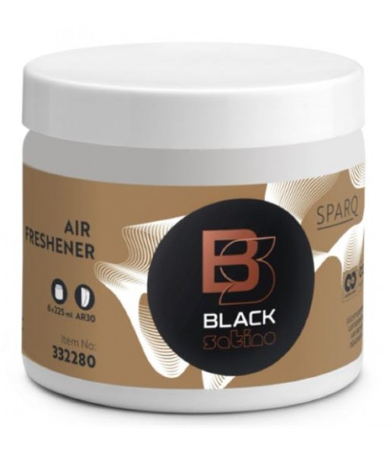 Luchtverfrisser SparQ 6x225ml 332280 Black Satino AR30