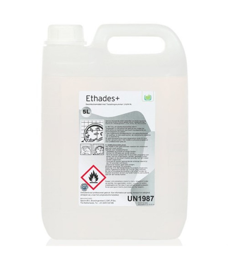 Handgel Desinfecterend Ethades(+) Can 5 Liter