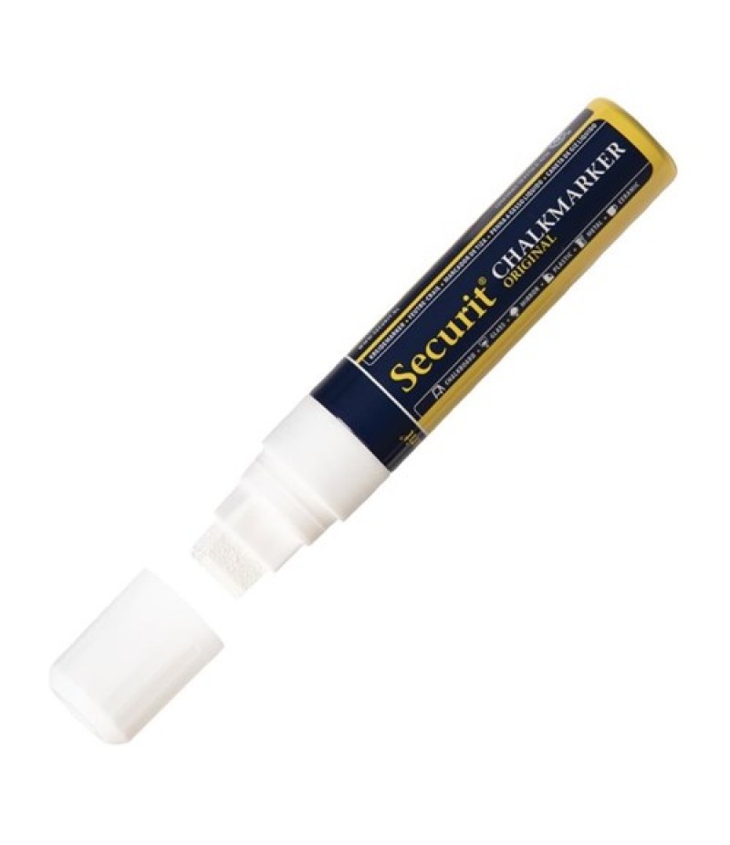 Krijtstift Wit 15mm Wisbaar Securit