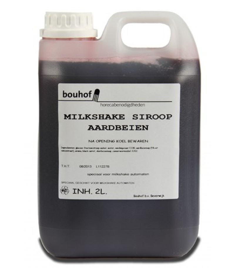 Bouhof Milkshake Aardbei 2 Liter