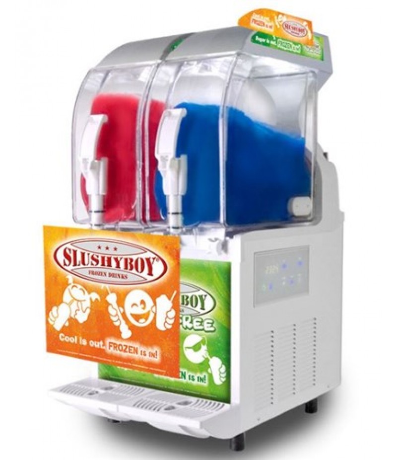 Slushmachine Eco HC 2x11 Ltr Model 2021 Digitaal Display