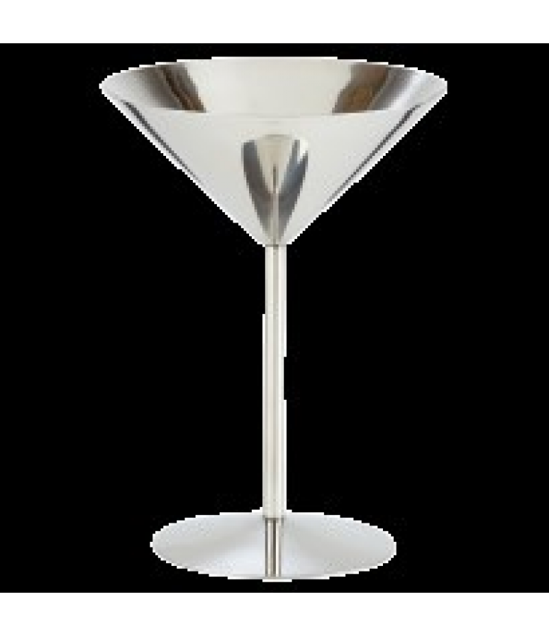 Martini Glas Hoge Voet RVS 220ml Per Stuk