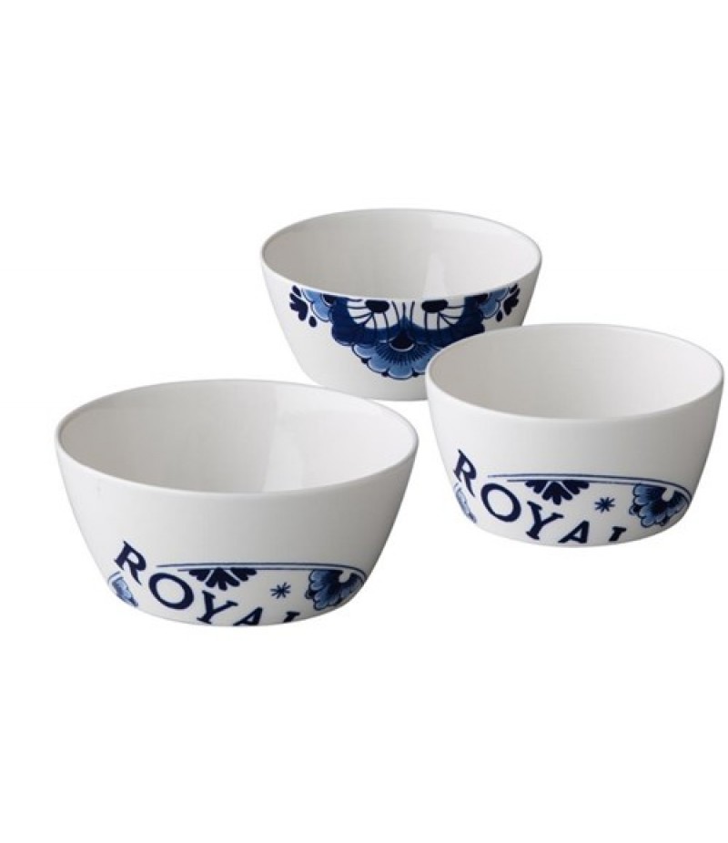 Fine China St. James Royal Delft Kom 350ml 6 Stuks