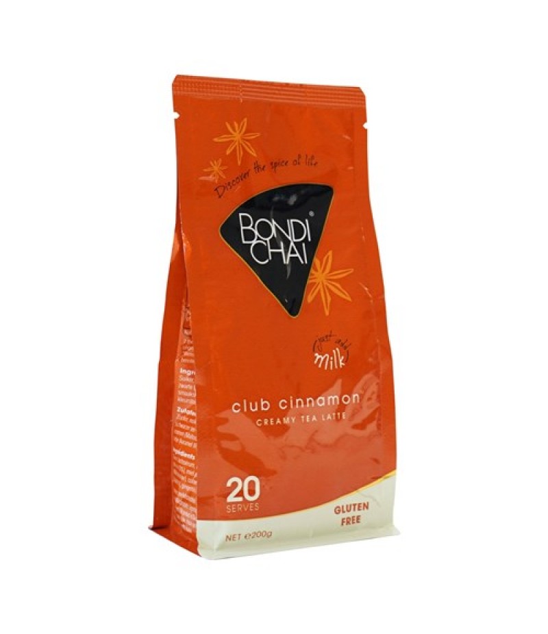 Bondi Chai Latte Kaneel (Cinnamon) Zak 200 Gram