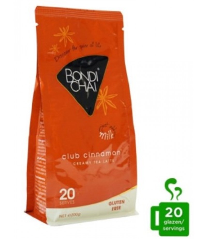 Bondi Chai Latte Kaneel (Cinnamon) Zak 250 Gram