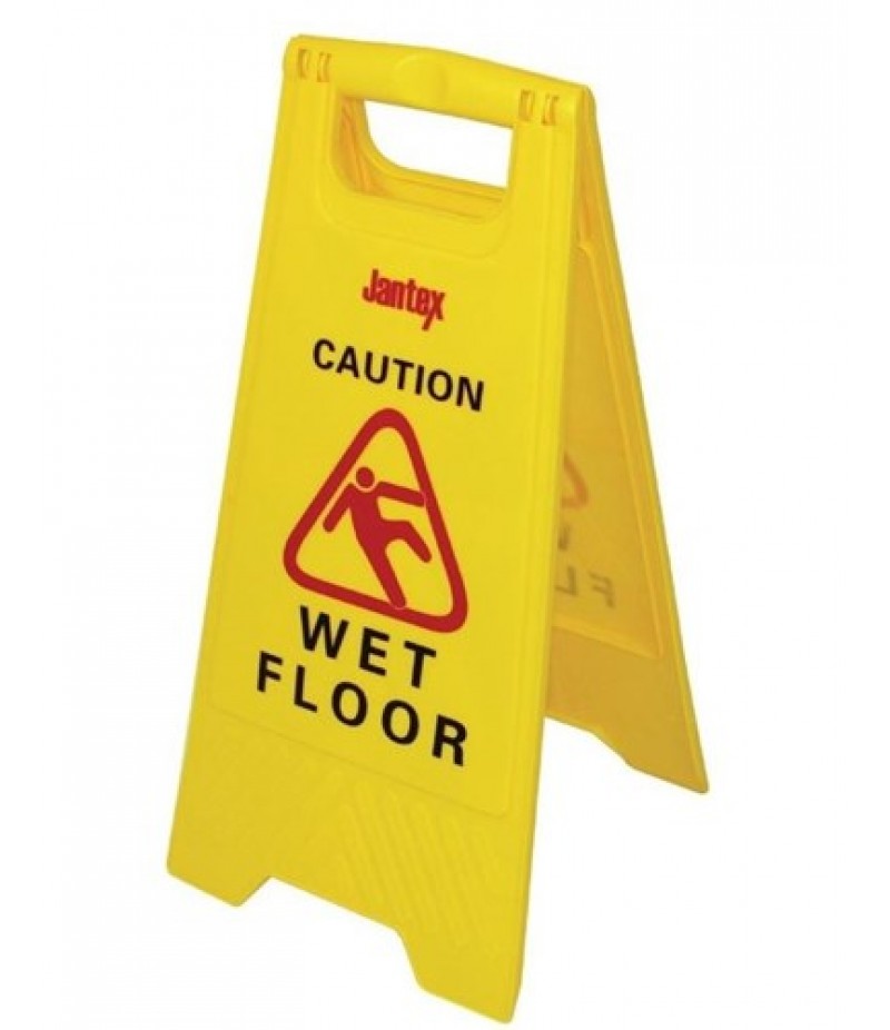 Waarschuwingsbord "Wet Floor" 64(H)cm Jantex