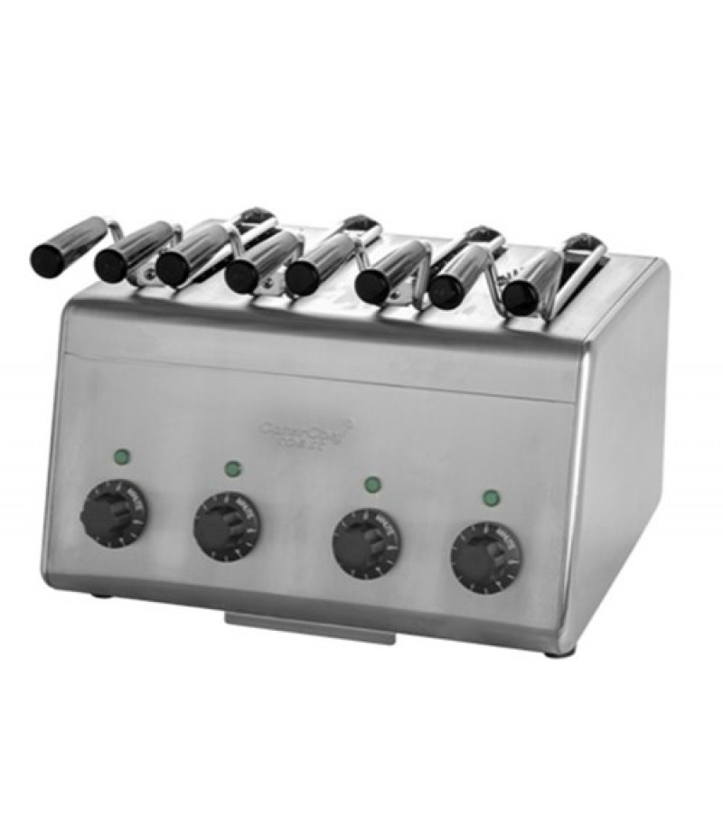 Tosti-Apparaat (Cap.4st.) 2800w RVS CaterChef