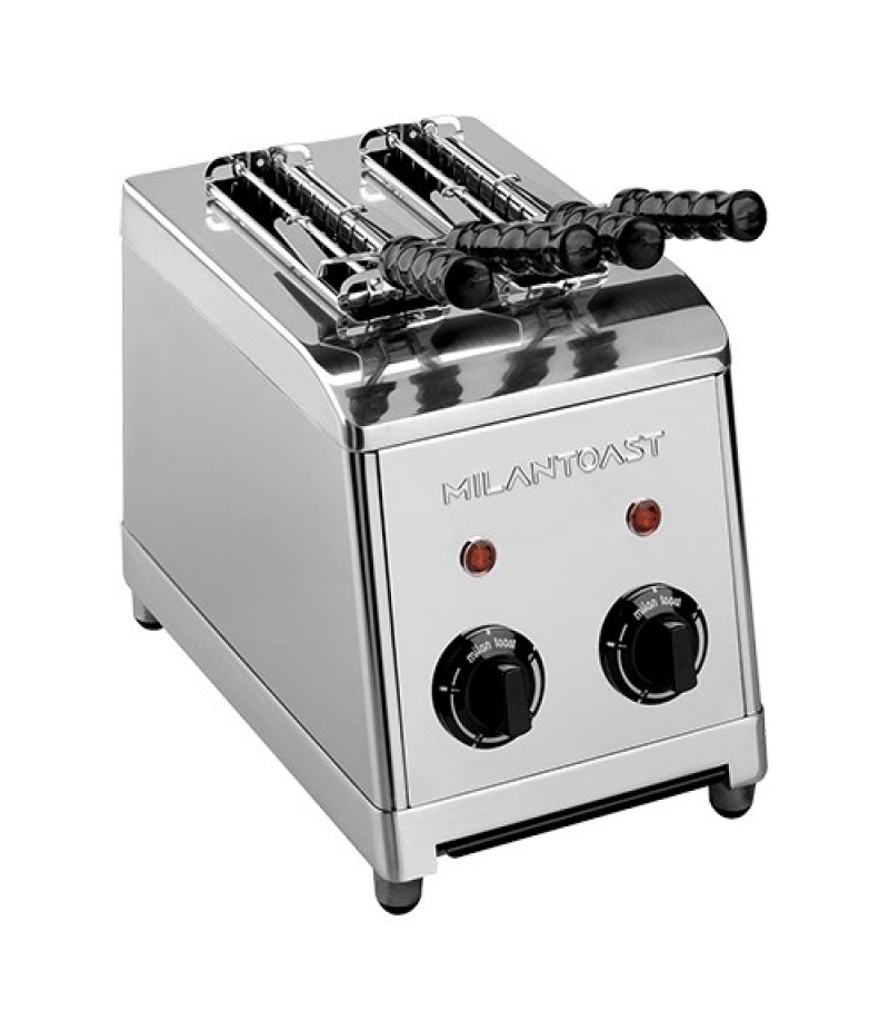 Tosti-Apparaat (Cap.2st.) 1250w RVS MilanToast