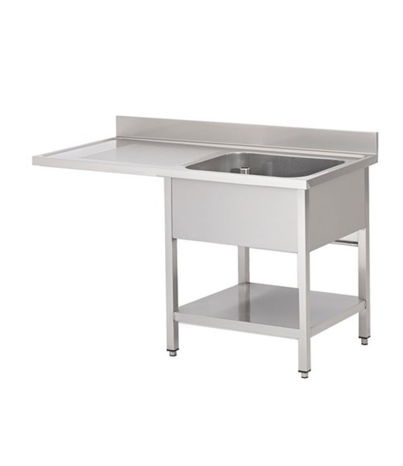 Spoeltafel Spoelbak R  ruimte vaatwasm. 1200x600x880m