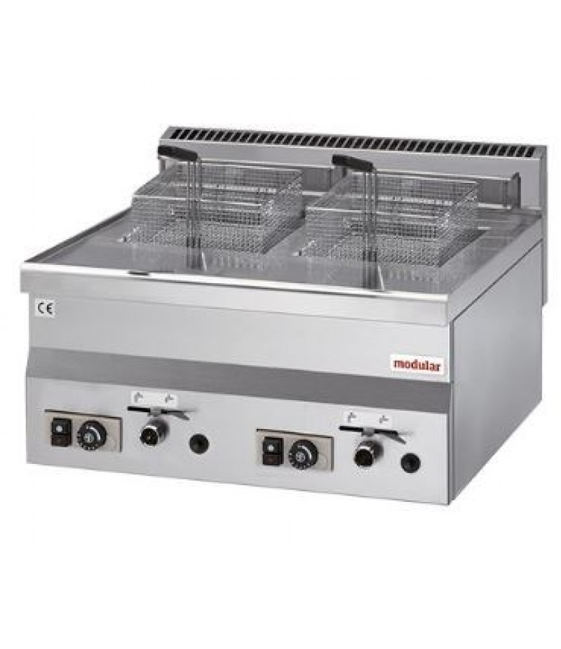 Friteuse 8+8 Liter Propaan 60/60 FRG GPL 13600W Modular
