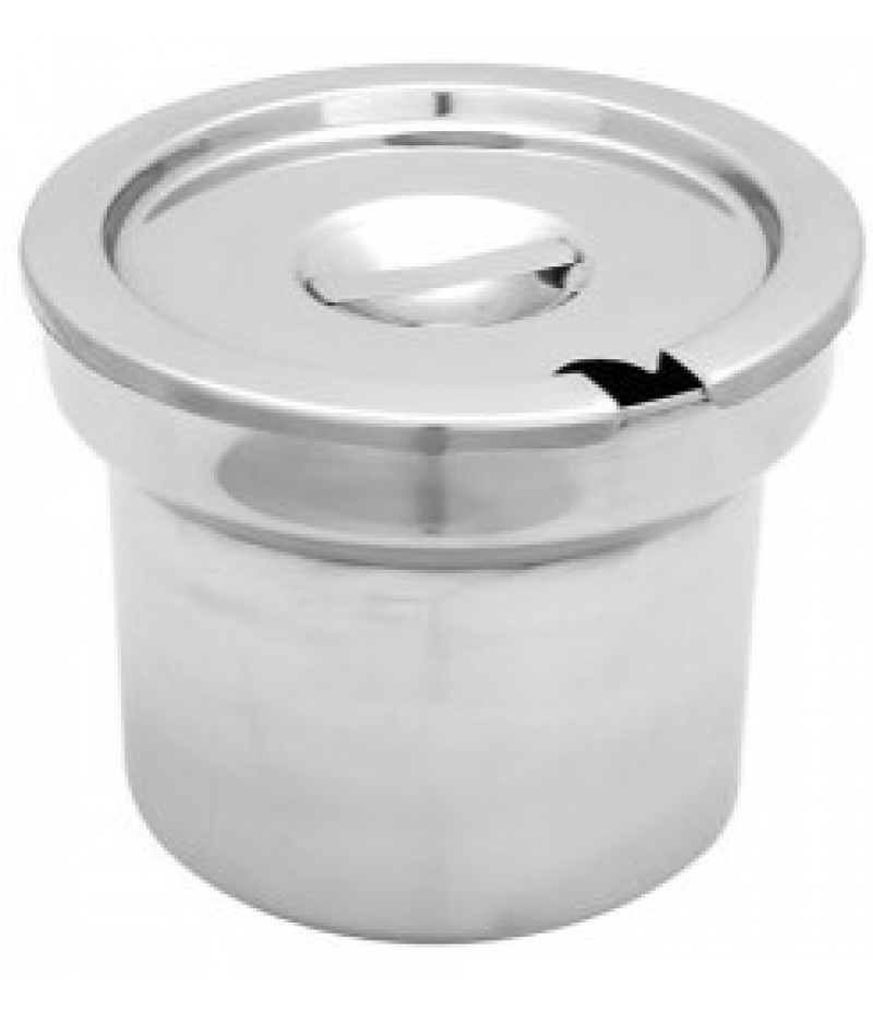 Bain Marie Pot Spijzen Warmer 4,5 Liter RVS Stapelbaar