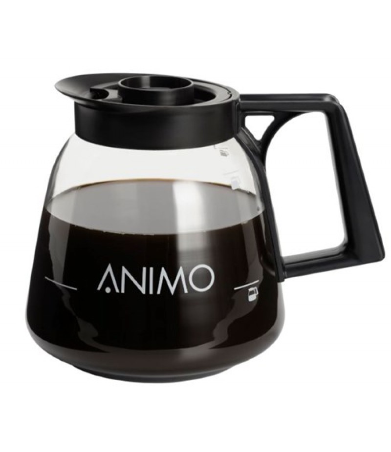 Animo Glazen Koffiekan 1.8 Liter Met Vul/Schenkdeksel OP=OP