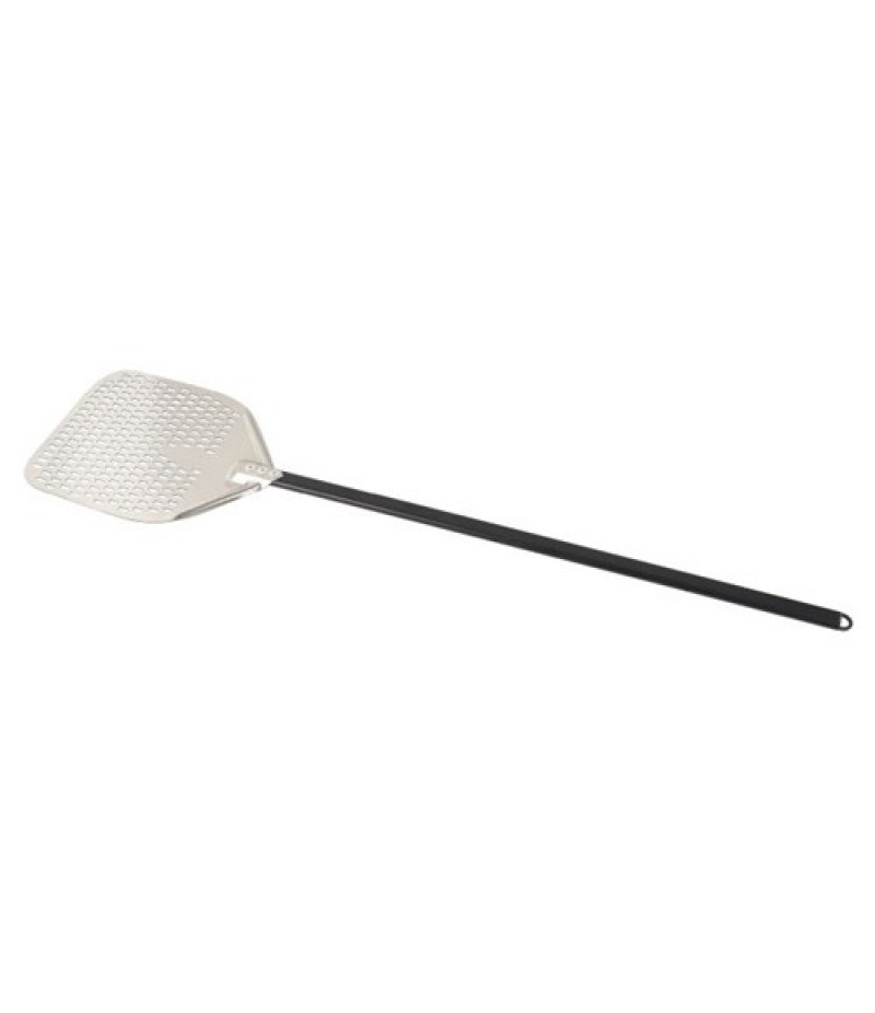 Pizzaschep RVS rechthoekig 30-152 Geperforeerd