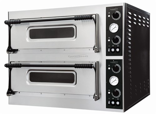 Pizzaoven Dubbel 2x4-975x924x745mm